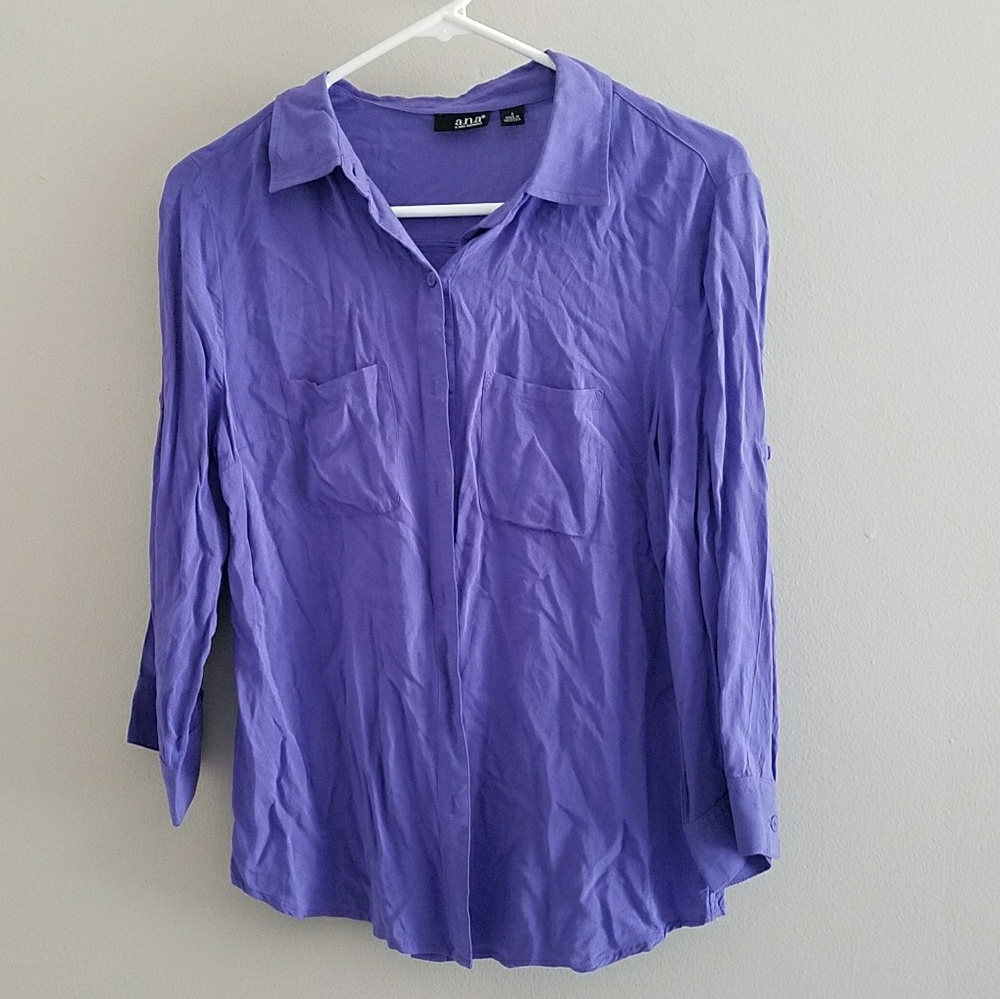 Purple Button Up Shirt